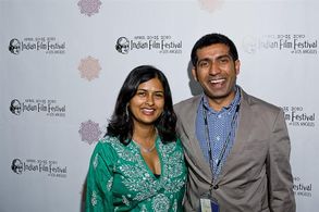 Director Leena Pendharkar and Actor Ravi Kapoor from Raspberry Magic