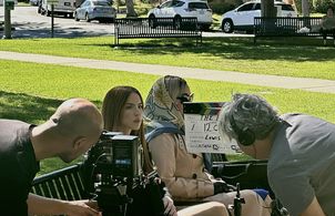 Directing the short film, The Hit