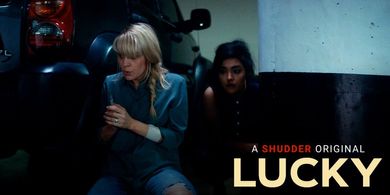 Yasmine Al-Bustami and Brea Grant in Lucky (2020)