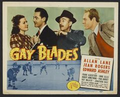 Robert Armstrong, Edward Ashley, Allan Lane, and Jean Rogers in Gay Blades (1946)