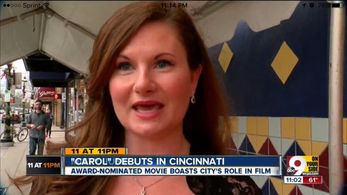 Channel 9 news interview December 2015 for the Todd Haynes movie Carol premier