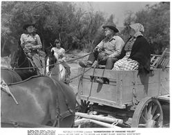 Robert Blake, Edythe Elliott, Jack Kirk, and Allan Lane in Homesteaders of Paradise Valley (1947)