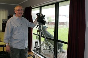 David Whittet shoots the climatic scenes of Rere's Children with wheelchair bound Uncle Ben (William Grace) in the backg