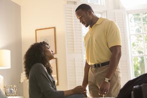 Henry Simmons and Taraji P. Henson in No Good Deed (2014)