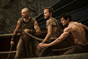 Stephen Dorff, Henry Cavill, and Alan Van Sprang in Immortals (2011)