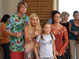 Andrew Blackman, Rachel Blakely, Marny Kennedy, and Dajana Cahill in Mortified (2006)