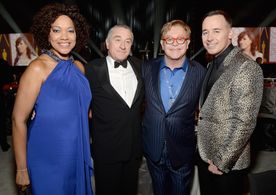 Robert De Niro, Elton John, David Furnish, and Grace Hightower