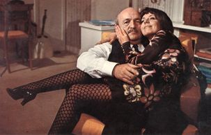 Bernard Blier and Micheline Luccioni in Elle boit pas, elle fume pas, elle drague pas, mais... elle cause! (1970)