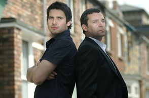 Sean Gallagher and Robert James-Collier at an event for Coronation Street (1960)