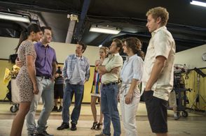 Max Lloyd-Jones, Abby Ross, David Lennon, and Ross Linton in The Unauthorized Beverly Hills, 90210 Story (2015)