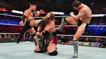 Todd Smith, Kyle Greenwood, and Bobby Fish in WWE Survivor Series (2019)