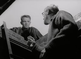 Max von Sydow and Lars Passgård in Through a Glass Darkly (1961)