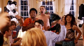 Ron Mustafa, Jesse Carere, and Camille Cresencia-Mills in Skins (2011)