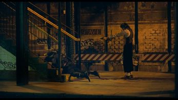 Joaquin Phoenix and Ben Warheit in Joker (2019)