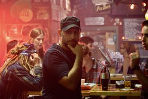 On the set of The Suicide of James Rider (2018)