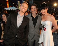 Neil Patrick Harris, Pauley Perrette, and David Burtka