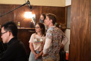 On the set of The Quirky Best Friend