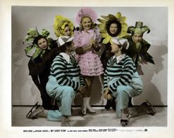 Bonnie Bannon, Barbara Brewster, Gloria Brewster, Jack Heasley, Robert Heasley, Sonja Henie, and Eleanor Peterson in My 