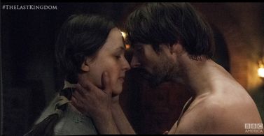 David Dawson and Eliza Butterworth in The Last Kingdom (2015)