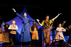 Anthony Scarpone-Lambert, Elizabeth DeRosa, Jesse Swimm, and Brigid Harrington from Broadway's Mary Poppins, perform for