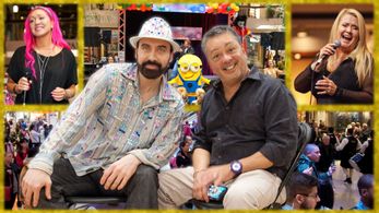 Normand Brathwaite, Nathalie Simard, Breck Stewart, and Elizabeth Blouin Brathwaite in MoonDaze TV: Carnaval des Couleur