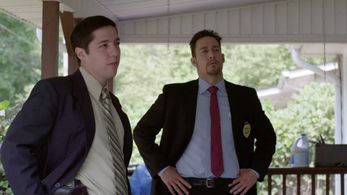 Nick Arapoglou (Left) and Sterling Hurst (Right) on SWAMP MURDERS.
