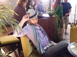 Behind the Scenes Photo; Michael O'Neal Actor as Matt Devine in BLISS MAYBE