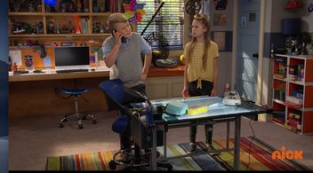 Kensington Tallman and Mitchell Berg in Side Hustle