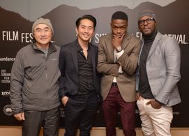 Curtiss Cook, Justin Chon, Curtiss Cook Jr., and Sang Chon