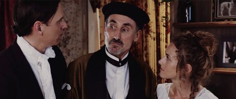 Still of Olga Kalashnikova, Kenneth Matepi, Theo Coumbis in Anton Chekhov's The Proposal