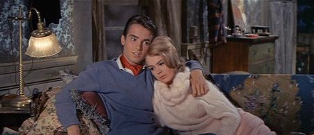 Sandra Dee and Philippe Forquet in Take Her, She's Mine (1963)