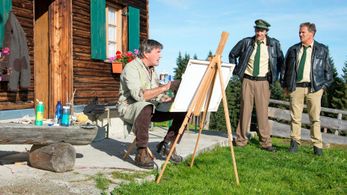 Johann Schuler, Christian Tramitz, and Helmfried von Lüttichau in Hubert ohne Staller (2011)