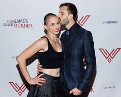 At premiere for This Games Called Murder w/ date