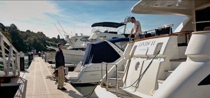 Jamie McShane and Matt Boesenberg in Busman's Holiday - Wooloomooloo Wharf
