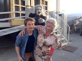 On set for with my awesome 