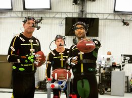 Dan Marino, James Roch, and Nate Boyer in Madden NFL 18: Longshot (2017)