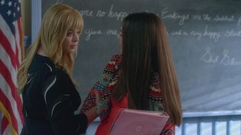 Ava Allan and Sasha Pieterse in Pretty Little Liars