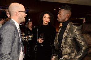 At Premiere of The Last Faust with critic Tim Robey & Mecia Simson