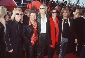 Aerosmith, Tom Hamilton, Joey Kramer, Joe Perry, Steven Tyler, and Brad Whitford