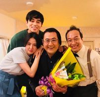 Fumiyo Kohinata, Masami Nagasawa, Shinya Kote, and Masahiro Higashide in The Confidence Man JP (2018)