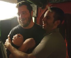 Sean Mullin and Martin Starr on set of AMIRA & SAM