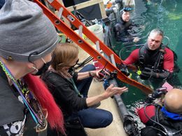 Taylor Kinney and Lisa Robinson in Chicago Fire (2012)