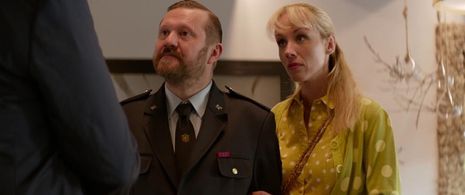 Karel Zima and Petra Hrebícková in Stestí je krásná vec (2020)