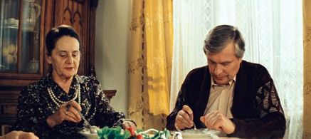 Oleg Basilashvili and Yevdokiya Urusova in Courier (1986)