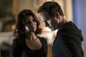 Jason Patric and Nimrat Kaur in Wayward Pines (2015)