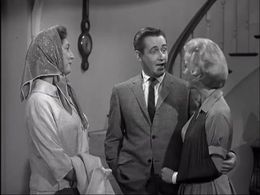 Elvia Allman, Connie Hines, and Alan Young in Mister Ed (1961)