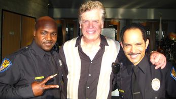 Balls to the Wall movie set with Christopher McDonald and Mark Adair-Rios