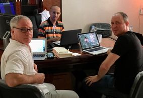 w/Mohamedou Ould Slahi & Larry Siems, Nouakchott 11/2016