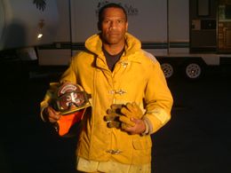 On the set of Desperate Housewives