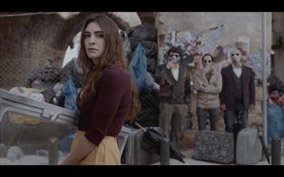 Actress Yumna Marwan in a screenshot of Submarine